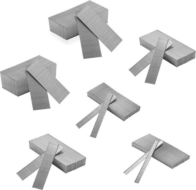 STAHLWERK Druckluft-Streifennägel GA18 aus verzinktem Stahl, Silber, 30000 Stück, Länge: 10 bis 45 mm - Bild 1