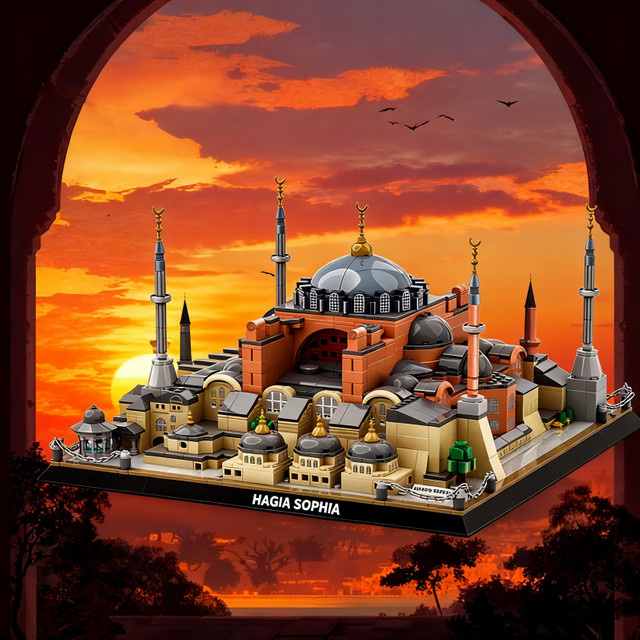 BALODY Istanbul Hagia Sophia Kathedrale Modell, Bausteine, 1434 Teile - Bild 1