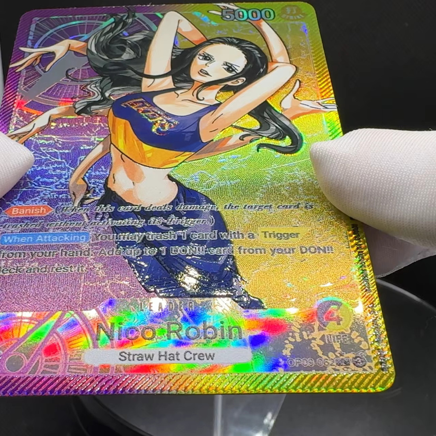 Bandai One Piece Nico Robin Führer-Karte, Lila und Gelb, Englisch - Bild 4