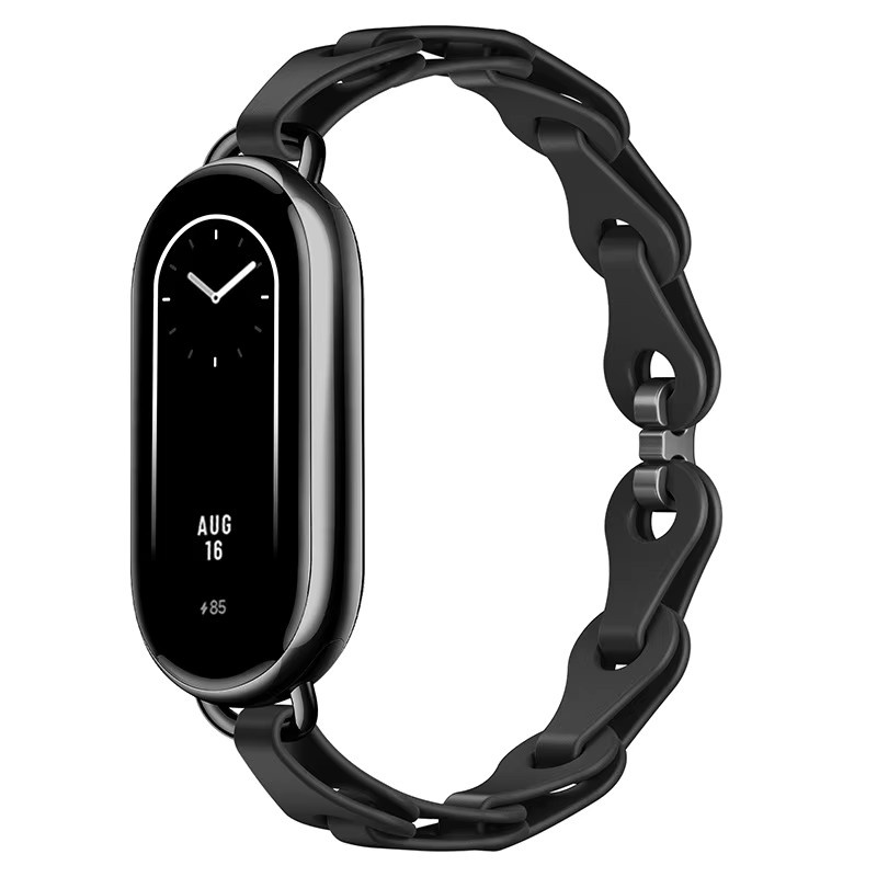 JBAILI Uhrenarmband Silikon, Xiaomi Mi Band 8/9, Unisex - Bild 2