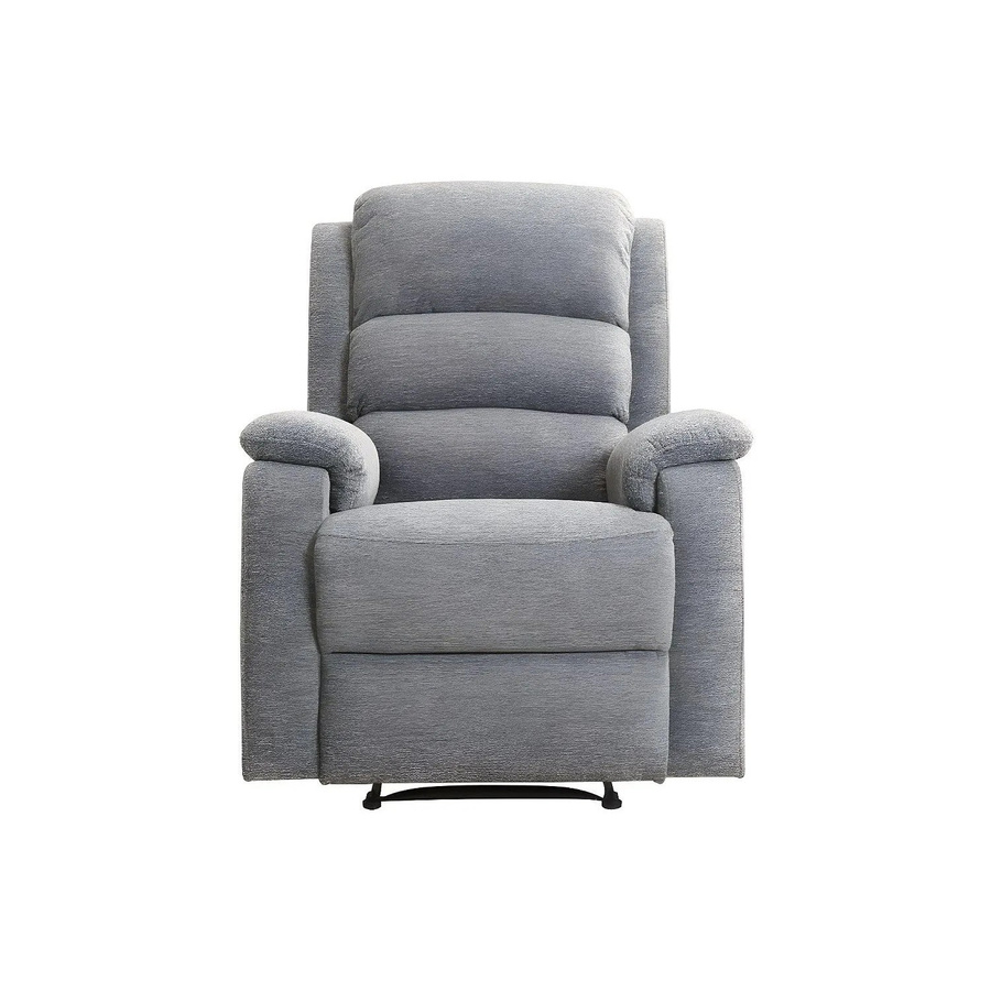 Vente-unique Relaxsessel Nevers in Grau mit Armlehnen aus Stoff, Breite: 86 cm - Bild 2