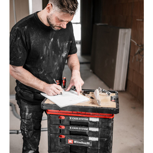 Einhell Arbeitsplatte für E-Case Systemkoffer, schwarz, B/T: 50,0 x 35,8 cm - Bild 2