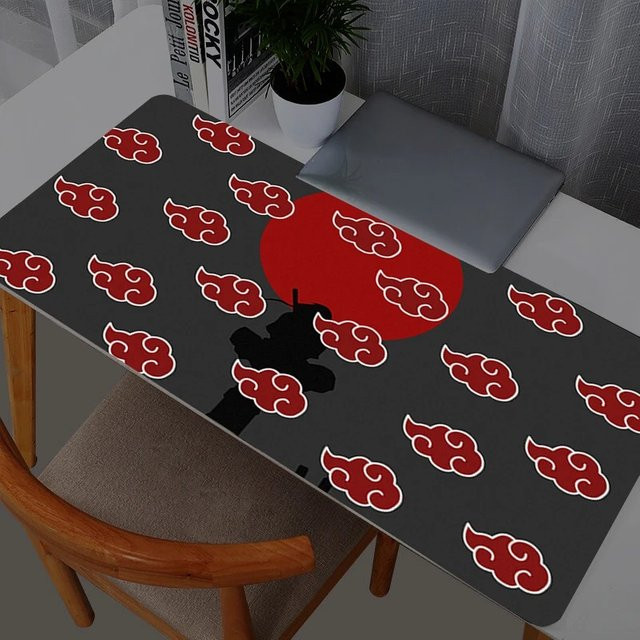 Bandai Naruto Akatsuki XXL Mauspad Schreibtischunterlage Multicolor B/T/H: 80 x 30 cm - Bild 1