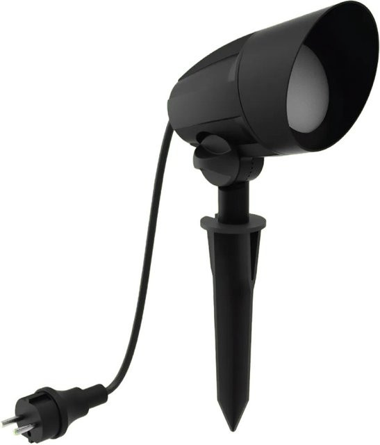 Philips Outdoor-Erdspießleuchte Cylr in Schwarz aus Aluminium mit warmweißem LED-Licht, Höhe: 31,5 cm, Breite: 17 cm, Tiefe: 9,4 cm - Bild 1