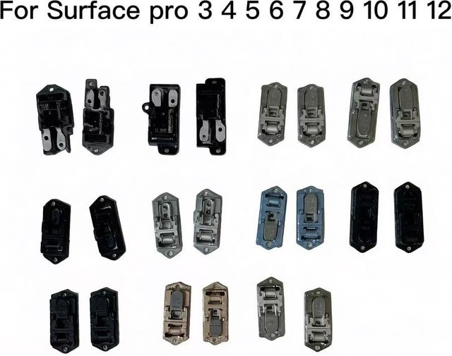 Microsoft Original Klappständer-Scharnier für Surface Pro 3 4 5 6 7 8 9 10 11 Links oder Rechts Scharnier-Verbindungsstück - Bild 1