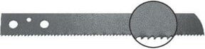 Feines Handsägeblatt für Metall und Kunststoff, Farbe Grau, Länge: 200 mm, Zahnabstand: 3,2 mm, Dicke: 1,5 mm - Bild 1