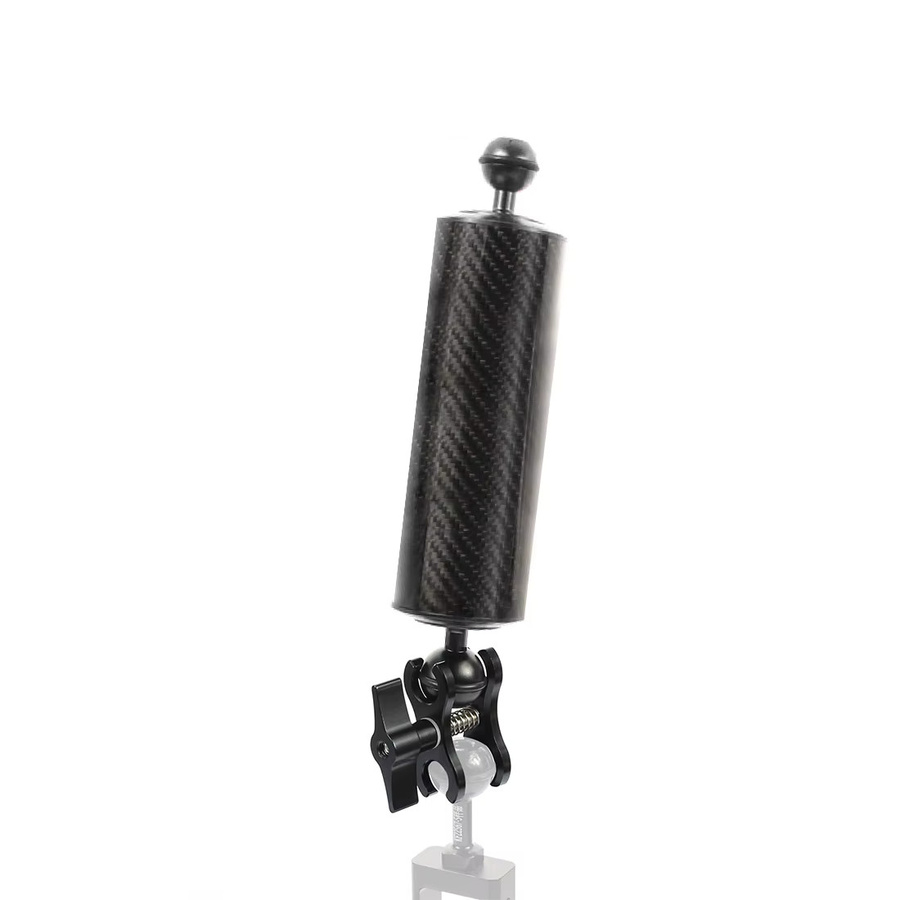 XT-XINTE Tauchgriff Float Auftriebsarm mit 1 Zoll Kugelkopfadapter D60mm und Verlängerungshalterung für GoPro, OSMO und 360 Actionkameras, Schwarz - Bild 3