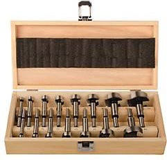 Projahn Forstnerbohrer ECO Set mit Hartmetallspitze, 15-teilig, Ø 10–50 mm, Multicolor - Bild 1