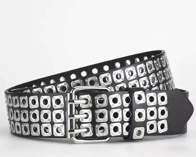Ruidi bb Gürtel, Perlen, Weiden, grau, 110cm, Unisex - Bild 1