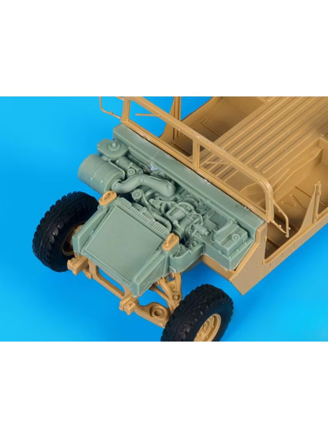 JIJIE Militär-Jeep M 1025-Motor, Modellbausatz, Maßstab 1:35 - Bild 2