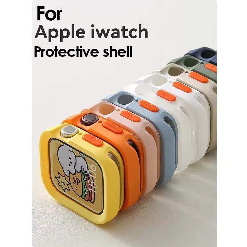 CAOWTAN Uhrenarmband und TPU-Hülle Silikon, Unisex - Bild 3