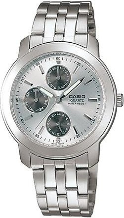 Casio Armbanduhr, Quarz, Edelstahl, Silber, Herren - Bild 1