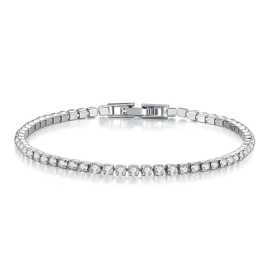 SAY Tennis-Armband 925 Silber, Zirkonia, Damen - Bild 1