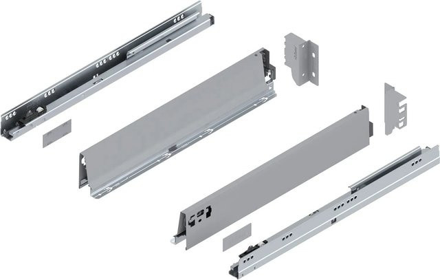 Blum Tandembox antaro M Vollauszug mit Blumotion Soft-Close, Farbe: Grau, Tiefe: 500 mm, Tragkraft: 30 kg - Bild 1