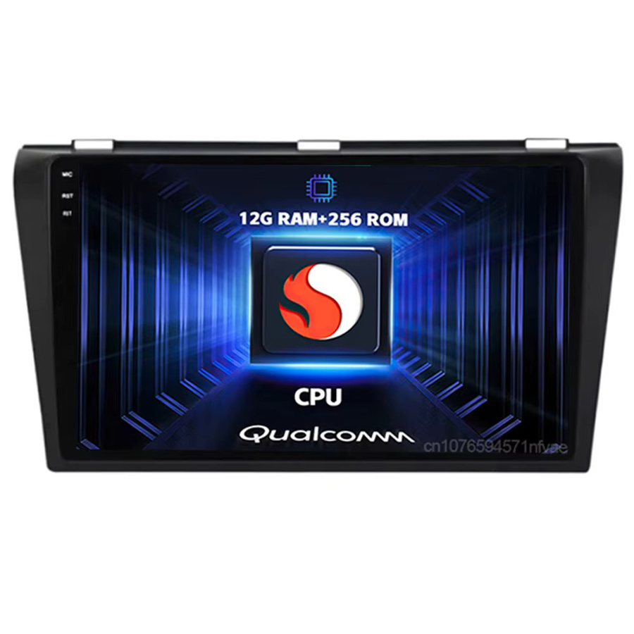 RSNAVI Android 16 Autoradio für Mazda 3 I BK (2003 - 2009) mit 2K QLED Display, GPS, CarPlay und 4G Multimedia-Videoplayer in Schwarz - Bild 3