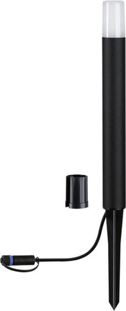 Paulmann Plug & Shine LED Poller Flarea Outdoor Schwarz IP65 3W Warmweiß