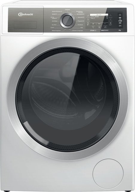Bauknecht Frontlader-Waschmaschine B7X 89E SILENCE DE in Weiß mit 8,0 kg Waschkapazität und 1400 Umdrehungen Schleuderdrehzahl - Bild 1