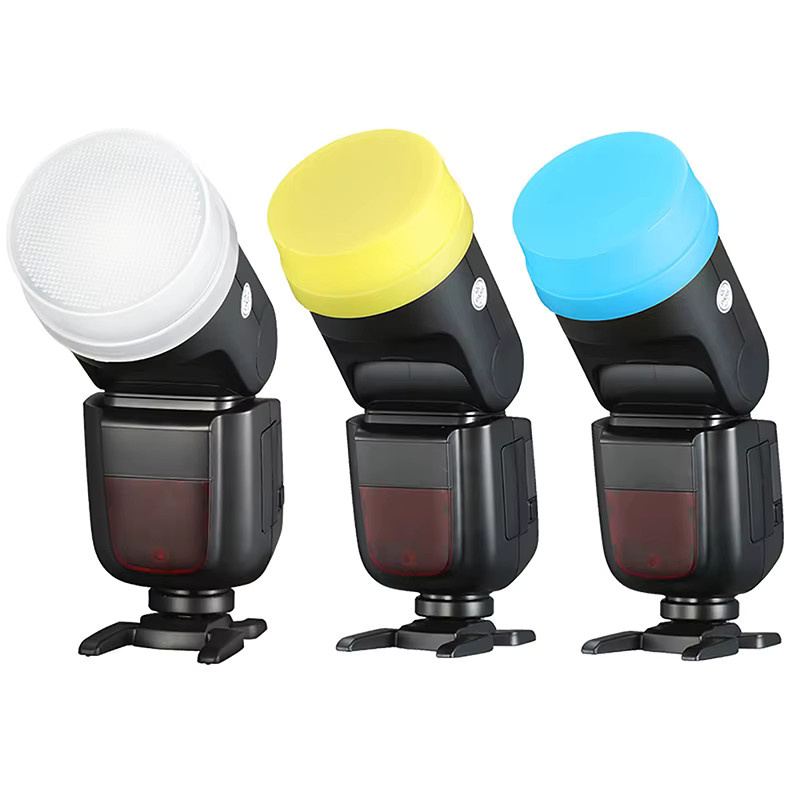 Godox Diffusor und Softbox für V1, AD100Pro, AD200 und AD200Pro in Weiß, Blau und Gelb - Bild 2