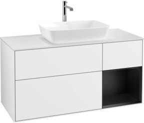 V&B Waschtischunterschrank Finion in Weiß lackiert, Breite: 120 cm, Tiefe: 50,1 cm, Höhe: 50,1 cm - Bild 1