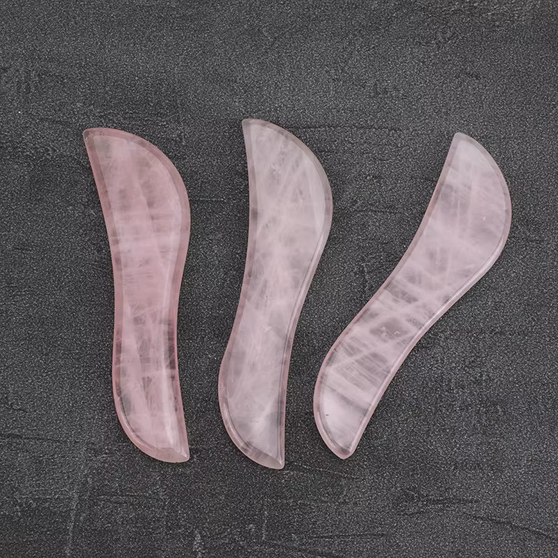Hanhe gem Jade Gua Sha Massage Werkzeug, Gesicht und Körper, Unisex - Bild 2