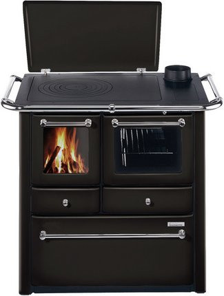 WESTMINSTER Holzherd K85F in Grau mit 6 kW Heizleistung - Bild 1