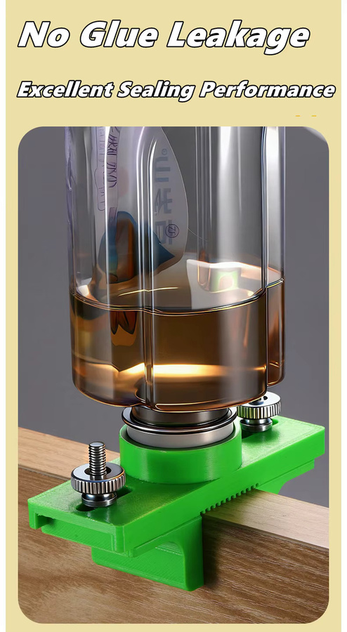 NIUXIANG Multifunktions Kleber Applikator für Holzbearbeitung und Banding in Grün, Einstellbares manuelles Werkzeug für 30/38mm Kanten - Bild 2