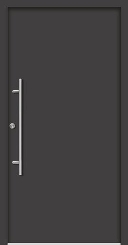 Splendoor Haustür PATRAS Prime aus Aluminium in Anthrazit-Grau, Höhe: 210,0 cm, Breite: 110,0 cm, Tiefe: 62,0 cm - Bild 1