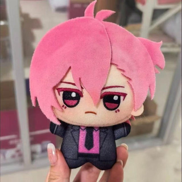 Yiran Health & Beauty Iruma-kun Azazel Ameri Mini Plüsch Schlüsselanhänger, Rosa, 10cm - Bild 1