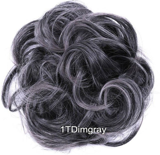 jeedou Messy Bun Haarkissen, Haarschmuck für Damen, black - Bild 1