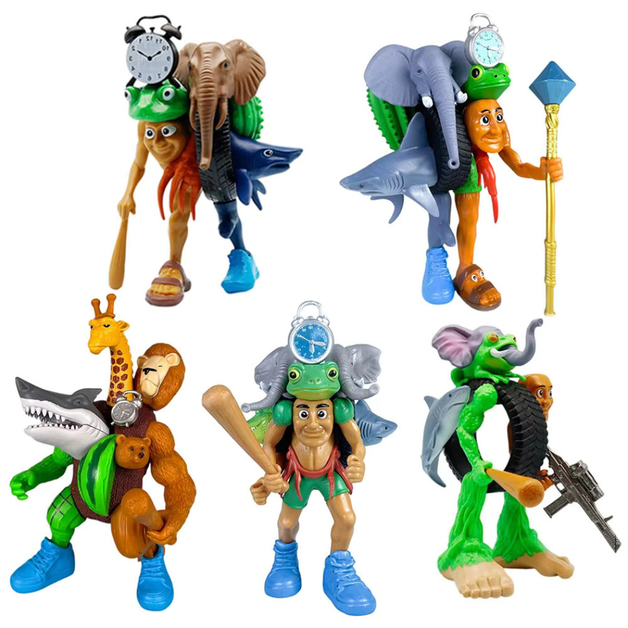 Bandai Tungtungsahur Sahur Figur Tralalero Tralala, Monster Fusion Edition, Einzelfigur - Bild 3