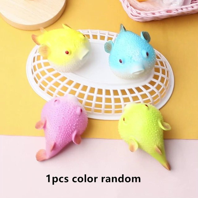 BC Pet Supplies Knetfisch Stressball, Dehnbares Quetsch Fidget Spielzeug - Bild 1
