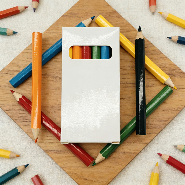 18 Stück Mini-Buntstifte aus Holz in Multicolour für Schule, Kunst und Malen - Bild 1