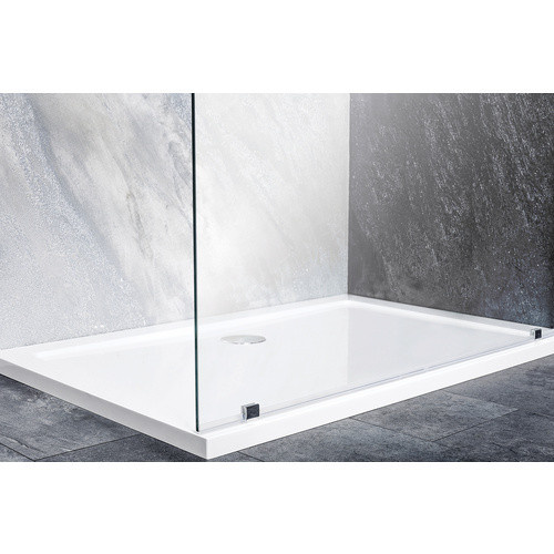 Sanotechnik Duschtrennwand Freedom aus Glas in Transparent mit Easy Clean Coating, B: 118 cm, H: 195 cm - Bild 2