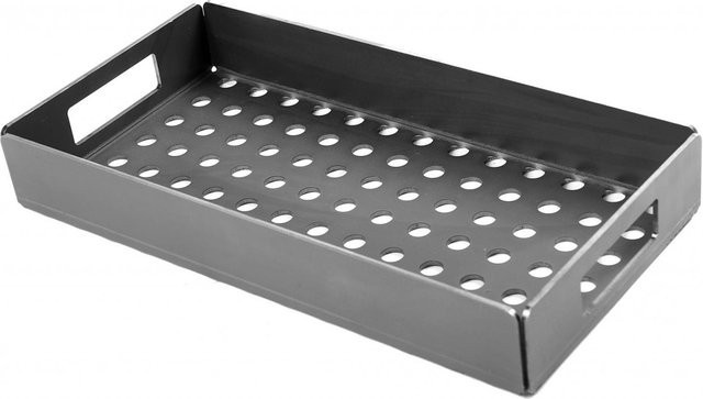 Joe's Barbeque Holzkohleeinsatz JS-2837 Kohlekorb aus Stahl für Garkammer, B/T/H: 54,5 x 27,5 x 8,0 cm - Bild 1
