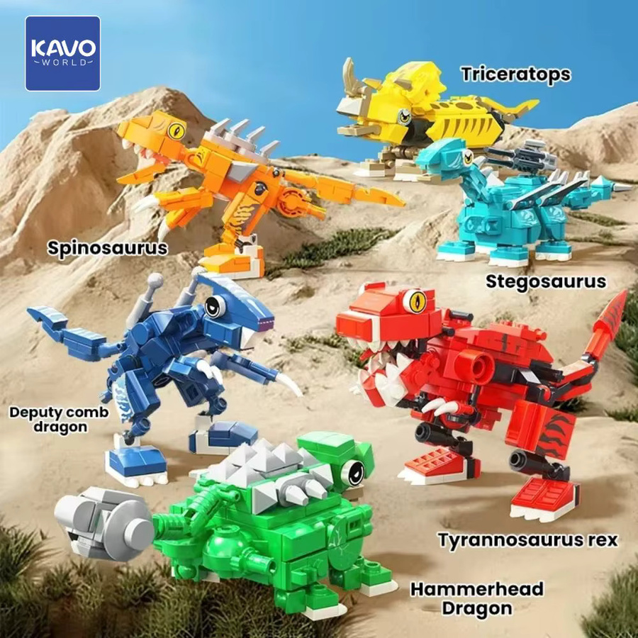KAVOWORLD Dinosaurier-Mecha-Bausatz, 691 Teile, Lernspielzeug - Bild 3