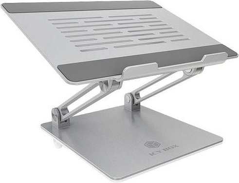 Icy Box IB-NH300 Notebook-Halterung höhenverstellbar in Silber/Grau - Bild 1