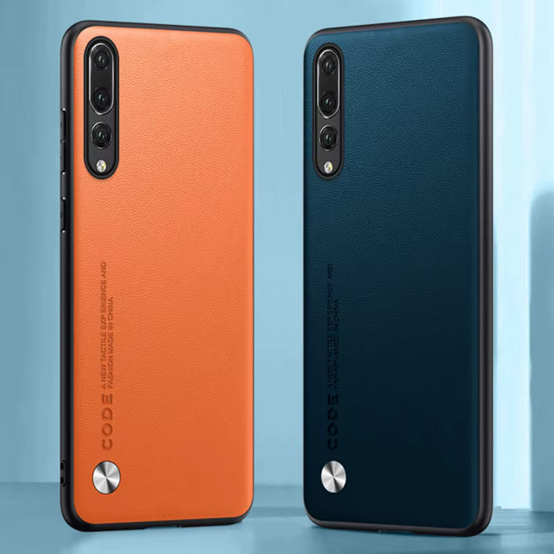 Luxus PU Leder Handyhülle für Huawei P20 Pro in Weiß mit vollem Schutz und matter Silikon-Rückseite - Bild 3