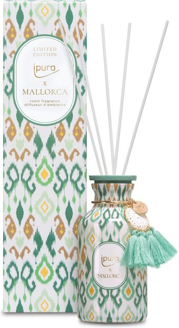 ipuro Raumduft MALLORCA Reed Diffuser mit mediterranem Duft in Grün, Weiß und Multicolour - Bild 1