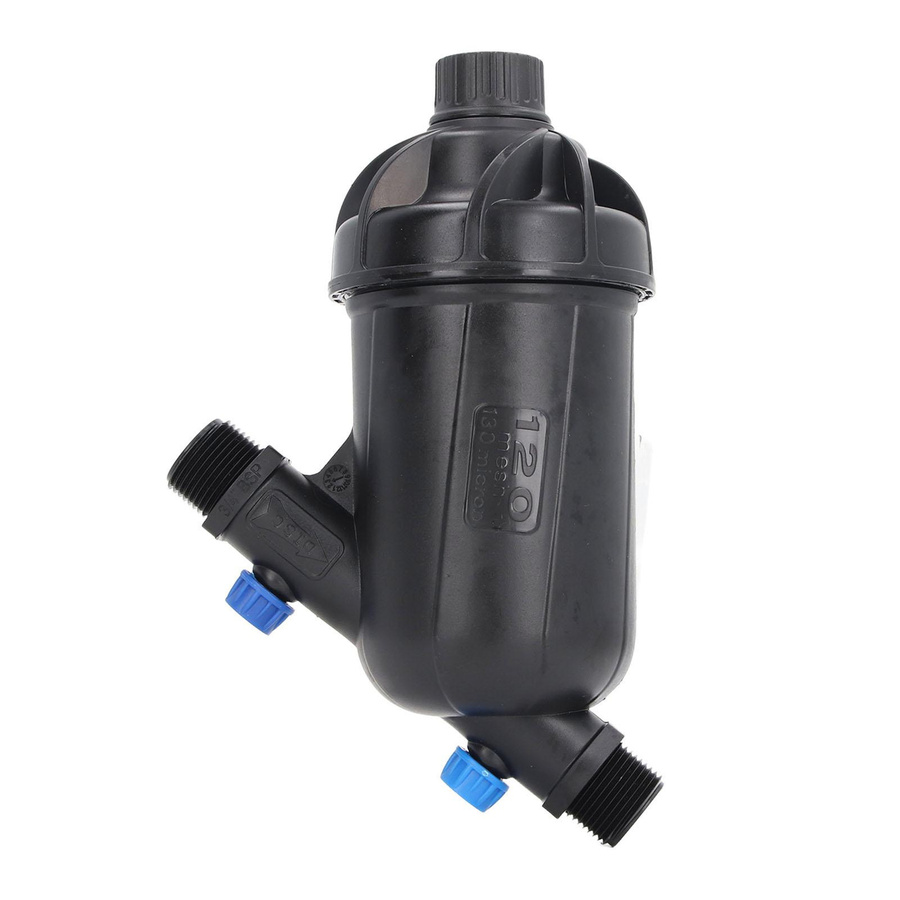Sprenger Tropfbewässerungsfilter aus Kunststoff mit 1 Zoll Außengewinde für Gartenbau und Gewächshaus - Bild 4