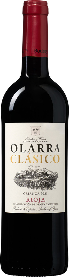 Olarra Clasico Rioja Crianza Rotwein Graciano/Mazuelo/Tempranillo Spanien 0,75 l - Bild 2