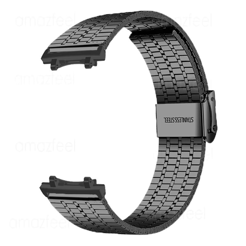 Amazfit Uhrenarmband Edelstahl, Silber, Unisex - Bild 2
