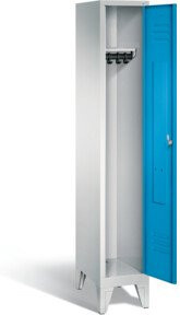 C+P Garderobenschrank Classic mit Front in Lichtblau und Korpus in Lichtgrau, H: 185,0 cm, B: 32,0 cm, T: 50,0 cm - Bild 1