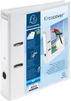 Exacompta Kreacover Lever Arch Ordner DIN A4 in Weiß mit 70 mm Rückenbreite - Bild 1