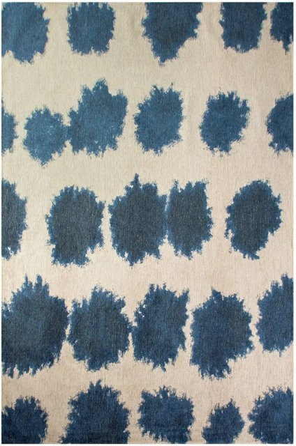 Lola&Moi Teppich Curacao Blau mit abstraktem Muster für Wohnzimmer, Schlafzimmer oder Büro, Breite: 240 cm, Tiefe: 340 cm - Bild 1