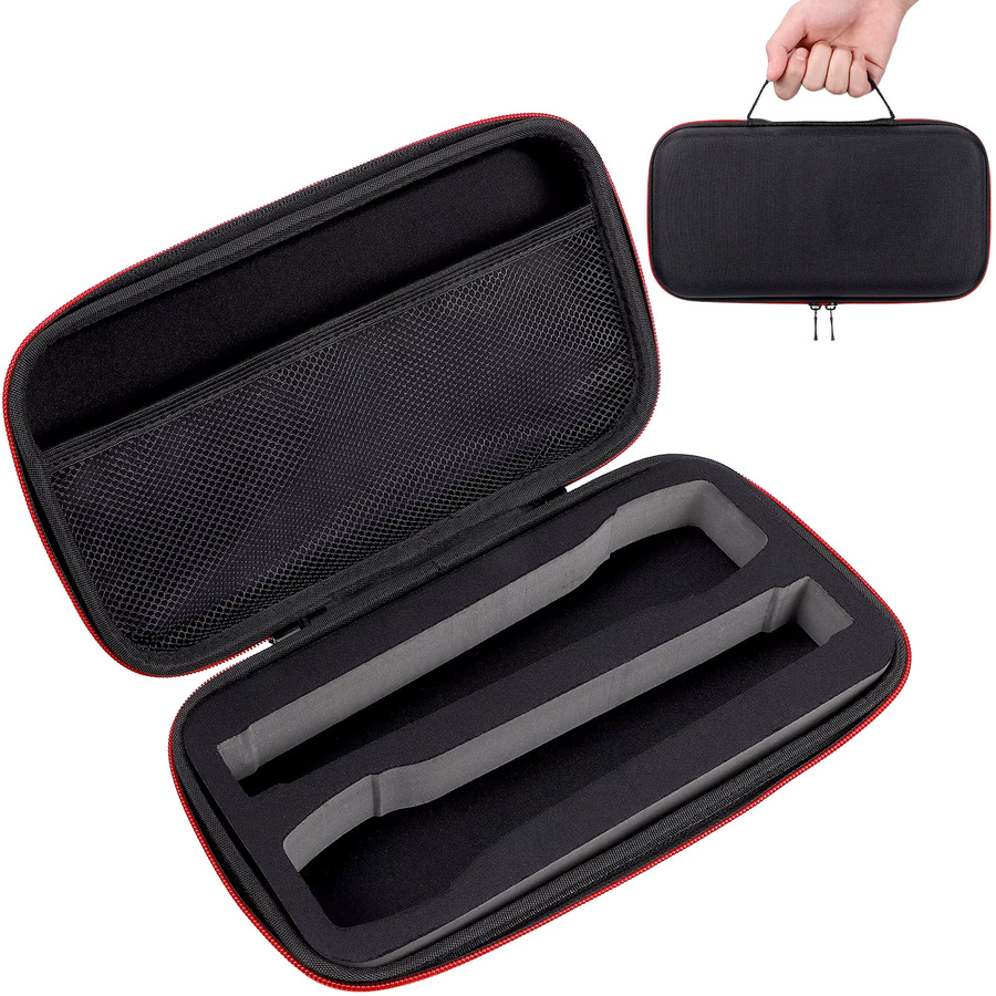 Tragbare Mikrofon-Tasche für drahtlose Handmikrofone mit Schwamm-Polsterung und großem Stauraum in Schwarz - Bild 2