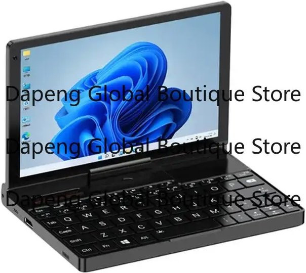 Top Pocket 3 Mini-Laptop Handheld-Computer mit Intel Core i7, 16GB RAM, 1TB SSD, 8 Zoll Display, Windows 10/11, Schwarz - Bild 1