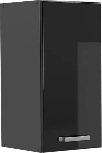 Vicco Hängeschrank R-Line Küchenschrank modern in Anthrazit und Schwarz mit Hochglanz-Finish Breite: 30 cm - Bild 2