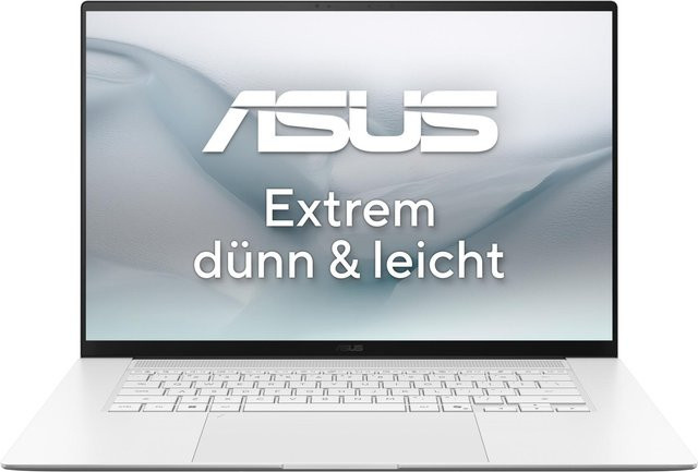 Asus Zenbook S16 Laptop mit 16 Zoll 3K OLED Touchdisplay, AMD Ryzen AI 9 465, 32 GB RAM, 1 TB SSD, AMD Radeon 880M, Silber - Bild 1