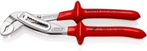 Knipex Alligator Wasserpumpenzange tauchisoliert verchromt silber/mehrfarbig Länge: 250 mm - Bild 1