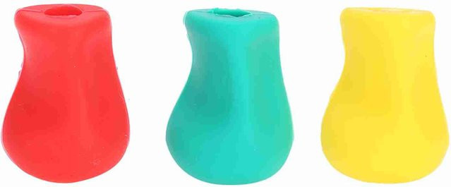 10er Set CosyHome Ergonomische Silikon Bleistifthalter in Blau für Kinder und Studenten - Bild 1